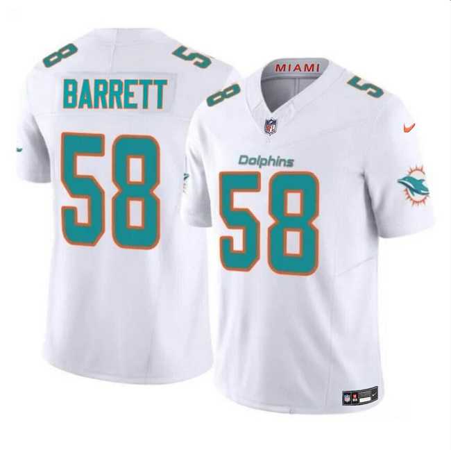 Men & Women & Youth Miami Dolphins #58 Shaquil Barrett White 2023 F.U.S.E Vapor Limited Football Stitched Jersey,We sell and wholesale Men & Women & Youth Miami Dolphins #58 Shaquil Barrett White 2023 F.U.S.E Vapor Limited Football Stitched Jersey on line form chian!